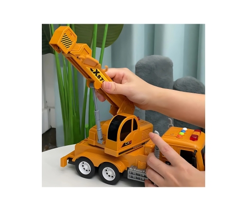 WOOPIE Interaktywny Dźwig z Ruchomym Hakiem Ciężarówka 1:14