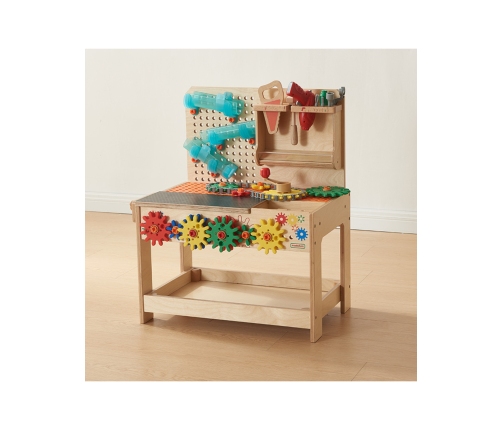 MASTERKIDZ Drewniany Warsztat XXL Montessori STEM z Narzędziami