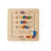 MASTERKIDZ Kolorowe Gąsieniczki Nauka Liczb i Ilości - Tablica Ścienna Edukacyjna Montessori