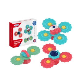 WOOPIE BABY Gryzak Spinner Wirujący z Przyssawką Zestaw 3 szt_20SZT WOOPIE BABY Gryzak Spinner Wirujący z Przyssawką Zestaw 3 szt_20SZT