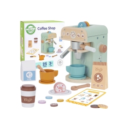 WOOPIE GREEN Drewniany Ekspres do Kawy 25 el Cukiernia Barista WOOPIE GREEN Drewniany Ekspres do Kawy 25 el Cukiernia Barista