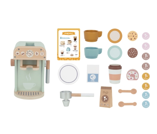 WOOPIE GREEN Drewniany Ekspres do Kawy 25 el Cukiernia Barista