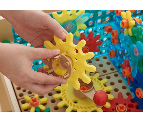 MASTERKIDZ Zestaw Akcesoriów Mix Koła Zębate do Paneli Ściennych STEM 198 el.