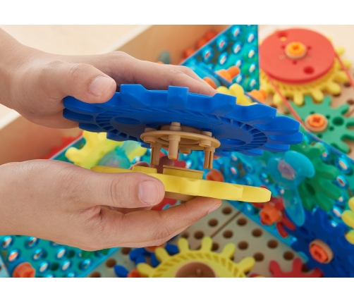 MASTERKIDZ Zestaw Akcesoriów Mix Koła Zębate do Paneli Ściennych STEM 198 el.