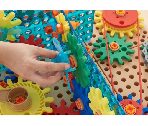 MASTERKIDZ Zestaw Akcesoriów Mix Koła Zębate do Paneli Ściennych STEM 198 el.