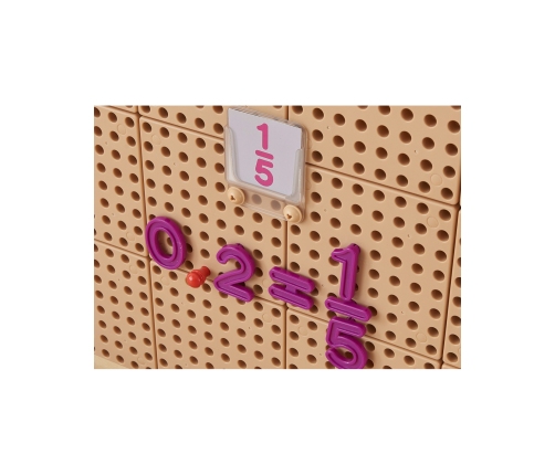 MASTERKIDZ Zestaw Cyferek i Znaków do Nauki Liczenia i Matematyki do Paneli Ściennych STEM 82 el.
