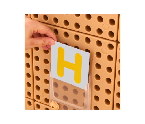 MASTERKIDZ Alfabet Zestaw Liter (Dużych i Małych) do Paneli Ściennych STEM 122 el.