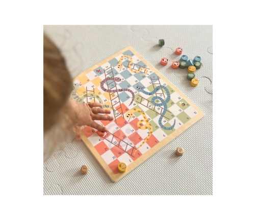 WOOPIE GREEN Gry Planszowe Logiczne 2w1 Ludo Chińczyk + Uwolnij Zwierzątka