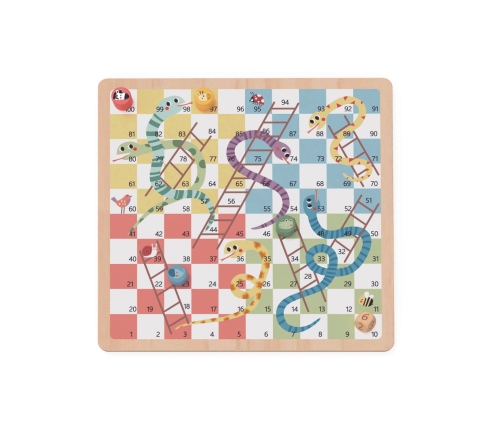 WOOPIE GREEN Gry Planszowe Logiczne 2w1 Ludo Chińczyk + Uwolnij Zwierzątka