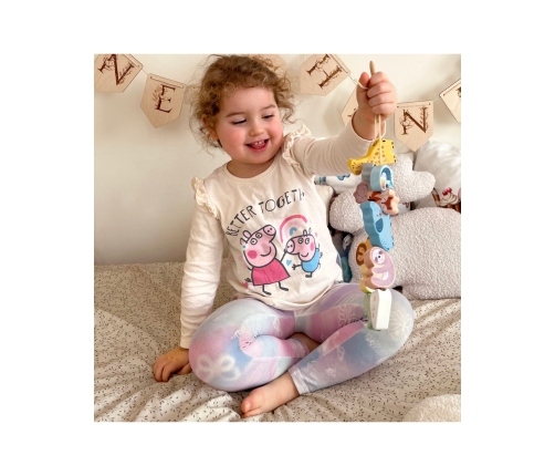 WOOPIE GREEN Drewniana Nawlekanka Klocki Przeplatanka ZOO Montessori 13 el.