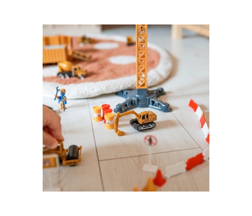 WOOPIE Samochód Ciężarowy 6w1 Zestaw Budowy Dźwig Resoraki Akcesoria