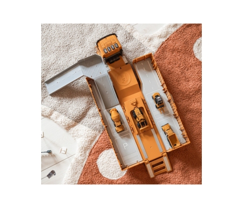 WOOPIE Samochód Ciężarowy 6w1 Zestaw Budowy Dźwig Resoraki Akcesoria