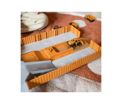 WOOPIE Samochód Ciężarowy 6w1 Zestaw Budowy Dźwig Resoraki Akcesoria