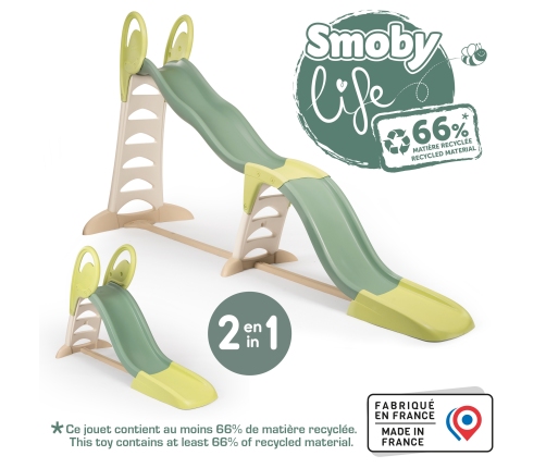 Smoby Zjeżdżalnia MEGAGLISS 2w1