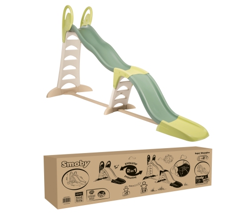 Smoby Zjeżdżalnia MEGAGLISS 2w1