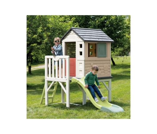 Smoby Domek Na Palach Ze Zjeżdżalnią