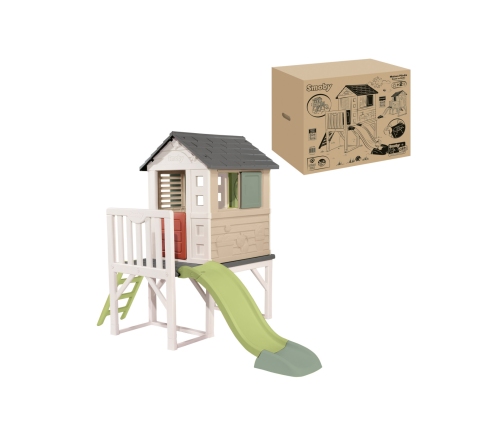 Smoby Domek Na Palach Ze Zjeżdżalnią