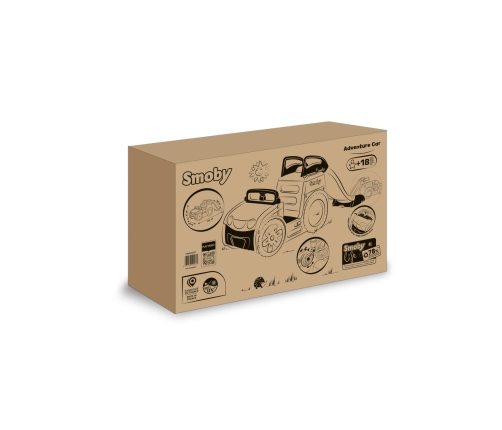 Smoby Samochód Przygód 3w1