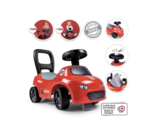 Smoby Czerwony Jeździk z klaksonem Ride-On