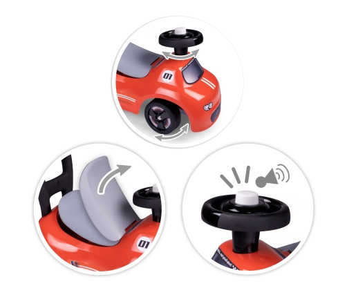 Smoby Czerwony Jeździk z klaksonem Ride-On