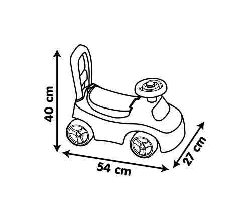 Smoby Czerwony Jeździk z klaksonem Ride-On