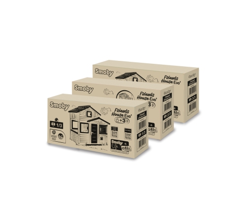 Smoby Life Domek ogrodowy Evo