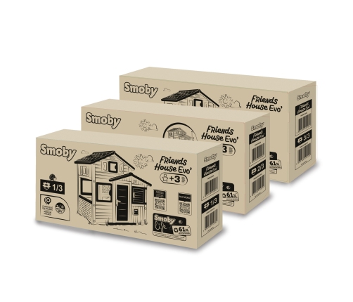 Smoby Life Domek ogrodowy Evo