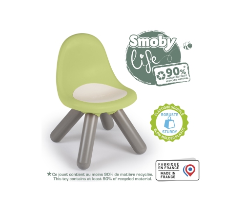 SMOBY Krzesełko z Oparciem Zielone