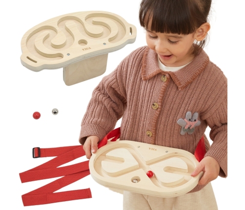 VIGA Zestaw Labiryntów Do Balansowania Ciałem