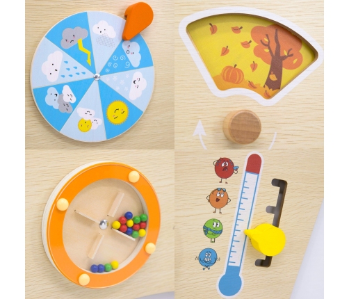 VIGA Tablica Manipulacyjna Ścienna Łuk Montessori