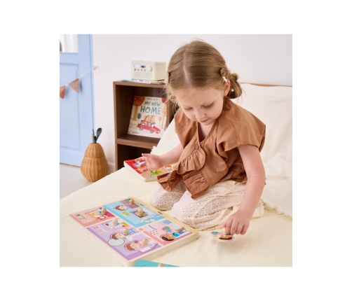 VIGA Puzzle Dźwiękowe Dopasuj Codzienne Aktywności