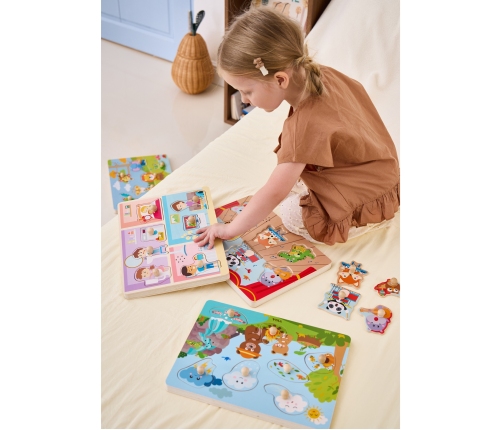 VIGA Puzzle Dźwiękowe Odkrywamy Naturę