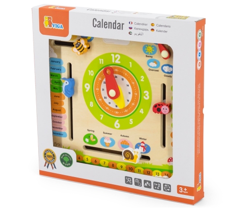 VIGA Kalendarz Edukacyjny Nauka Jezyka Angielskiego