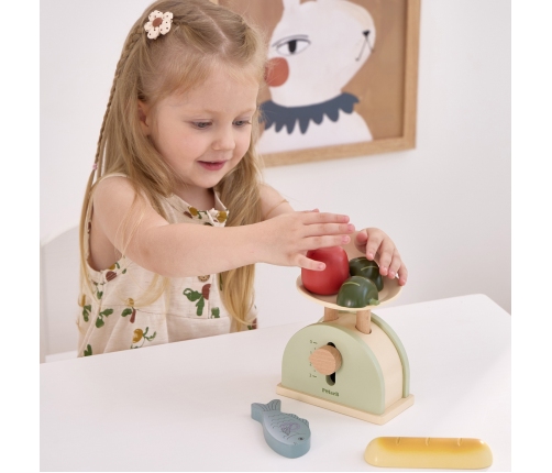 PolarB Drewniana Waga Kuchenna