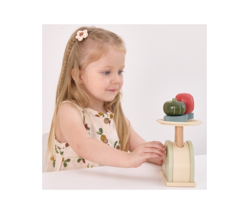 PolarB Drewniana Waga Kuchenna