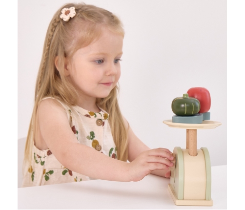 PolarB Drewniana Waga Kuchenna