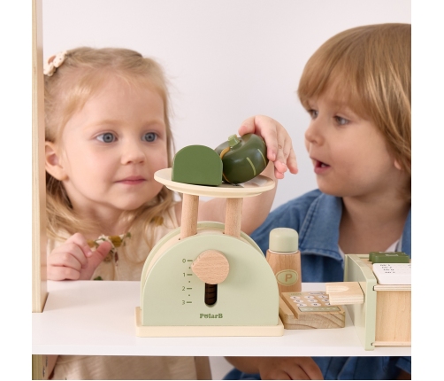 PolarB Drewniana Waga Kuchenna