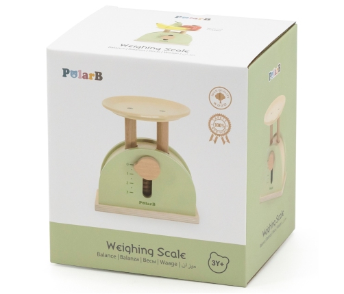 PolarB Drewniana Waga Kuchenna