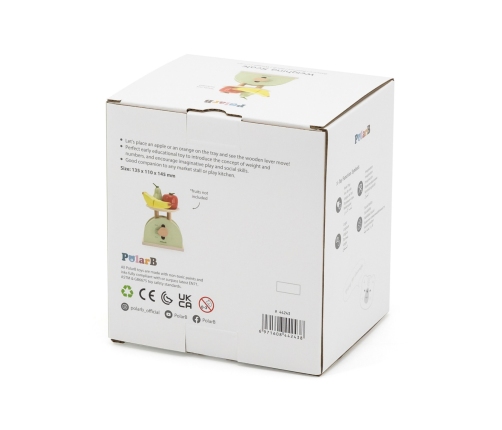 PolarB Drewniana Waga Kuchenna