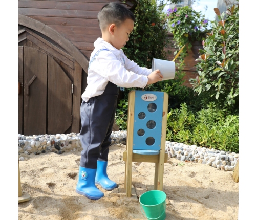 CLASSIC WORLD EDU Eko Skrzynka na Piasek Zabawka do Piaskownicy Żółty od 3 lat