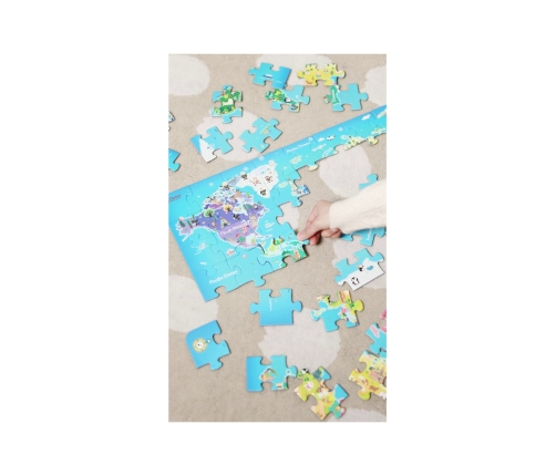 Classic World Puzzle Mapa Świata