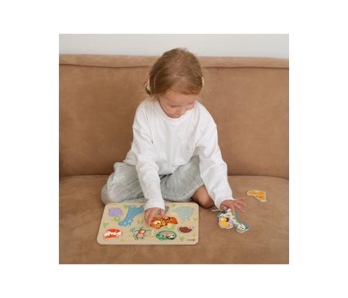 Classic World Drewniana Układanka Dopasuj Zwierzątka