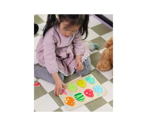 Classic World Drewniana Układanka Jajka Dinozaurów