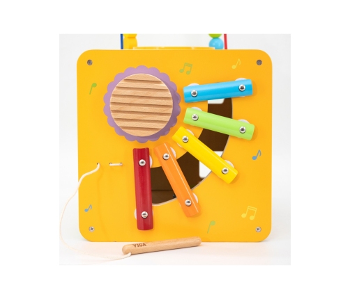 Viga Drewniana Kostka Edukacyjna 5w1