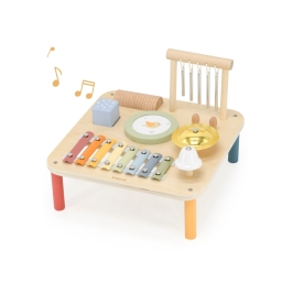 Viga Drewniany Stolik Edukacyjny Muzyczny Sensoryczny 7W1
