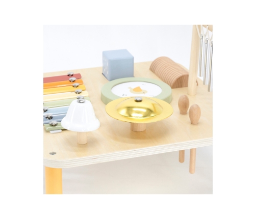 Viga Drewniany Stolik Edukacyjny Muzyczny Sensoryczny 7W1