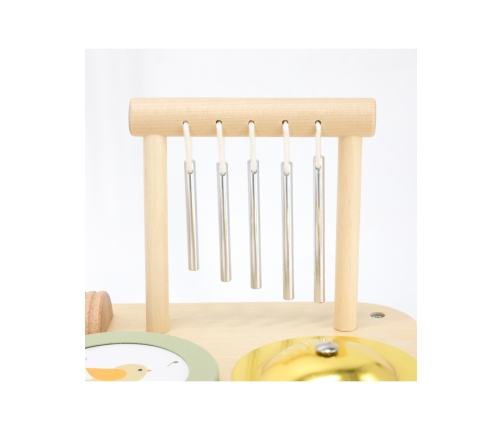 Viga Drewniany Stolik Edukacyjny Muzyczny Sensoryczny 7W1