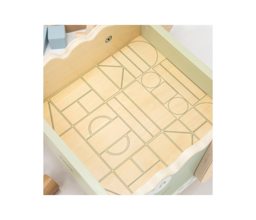 Viga Drewniany Wózek Na Klocki Pchacz