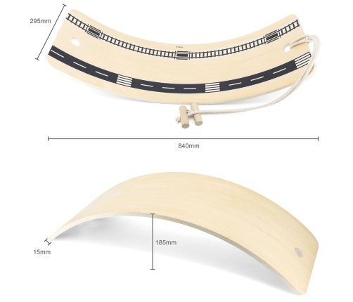 Drewniana Deska Balansująca VIGA