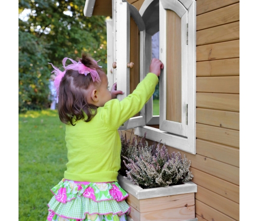 AXI Drewniany Domek z Oknami Alex Playhouse 178 cm